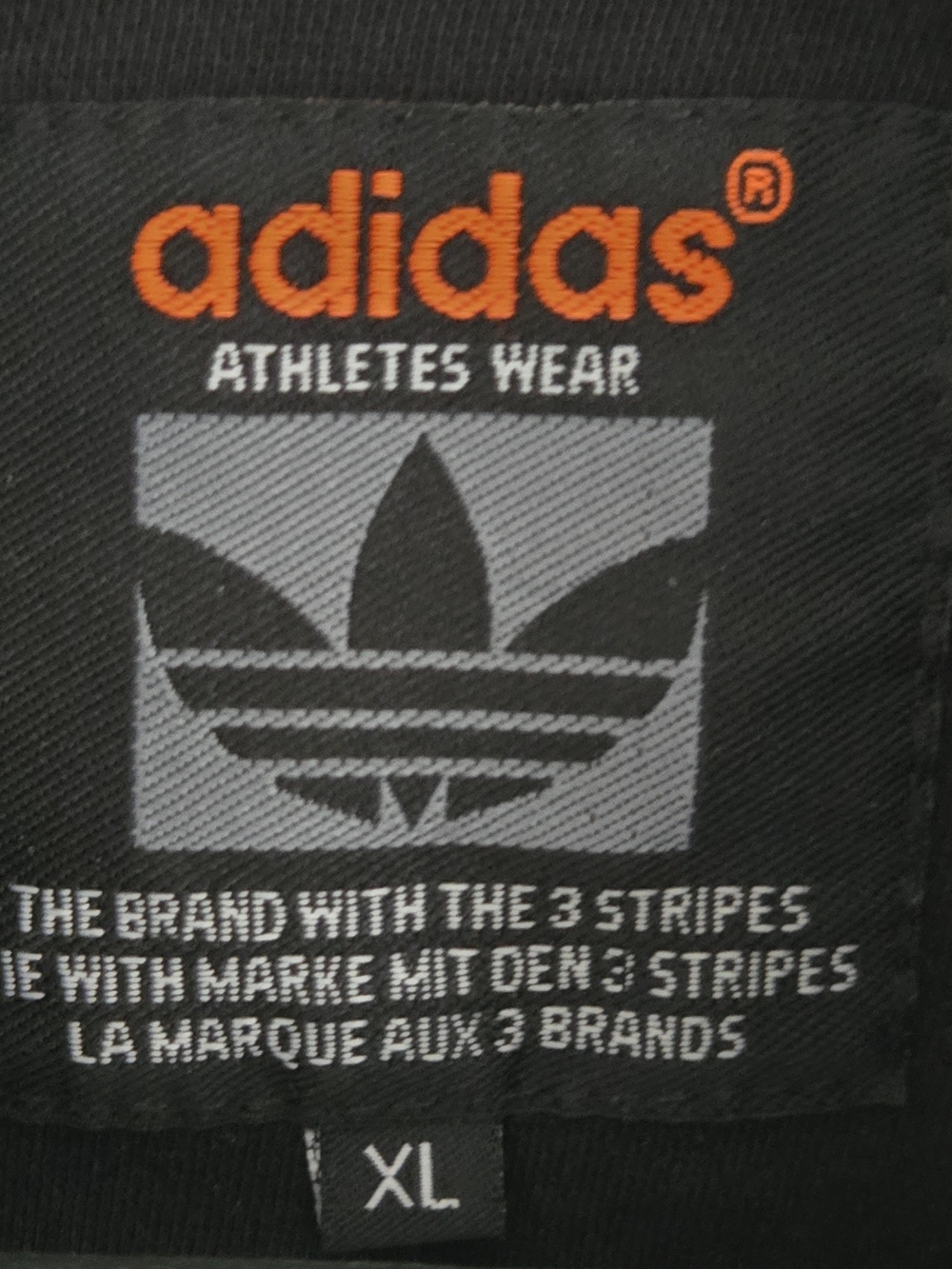 Adidas Black Track Jacket with Blue & Red Stripe Detailing - Picture 14 of 14